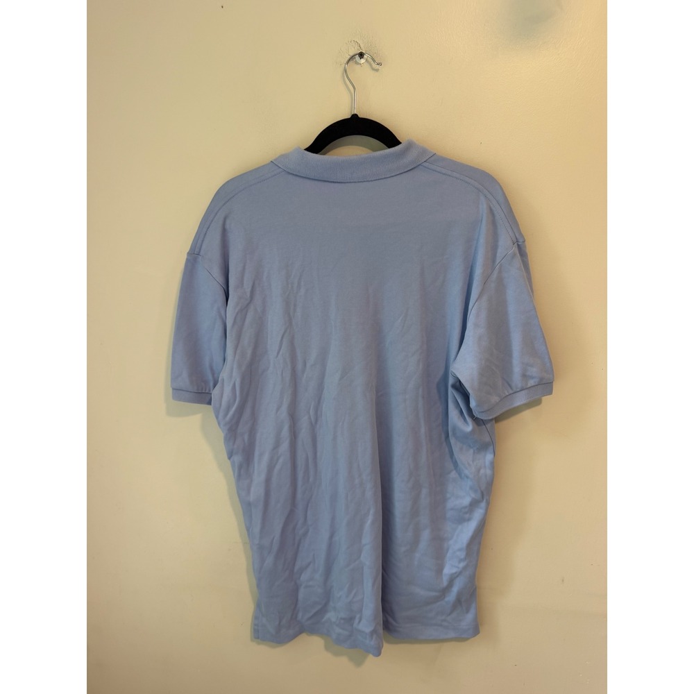 Polo Ralph Lauren Mens Medium Light Blue Short Sleeve Cotton Polo Shirt - Picture 6 of 9
